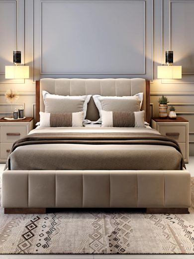 cushioned king size cot